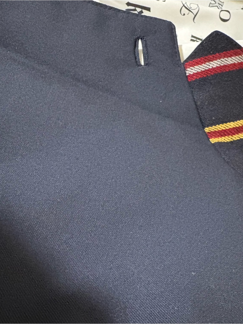Brooks Brothers Navy Red Fleece Lightweight Wool Blazer with Beautiful Lining - Picture 3 of 6